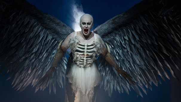 Anna Danik als La Sphinge in George Enescus Oper "Oedipe" | Bild: © Bregenzer Festspiele / Daniel Ammann